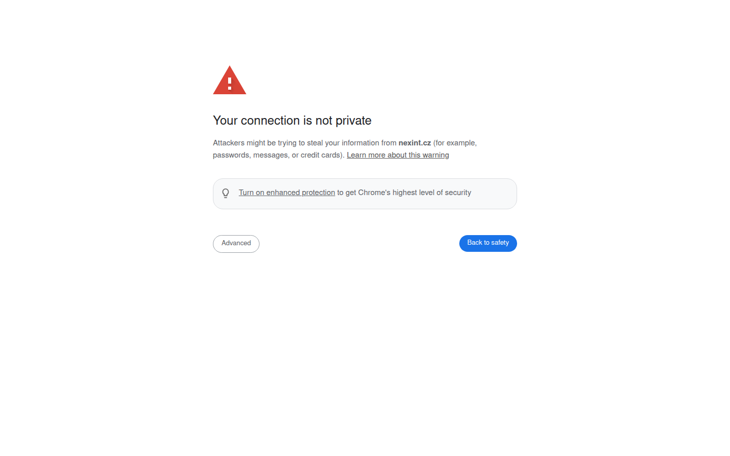 Náhled webu nexint.cz