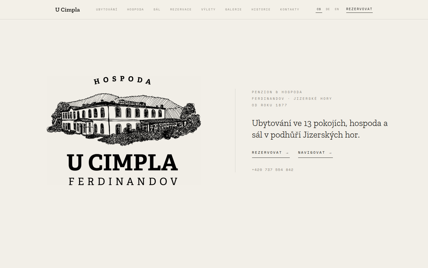 Náhled webu ucimpla.cz